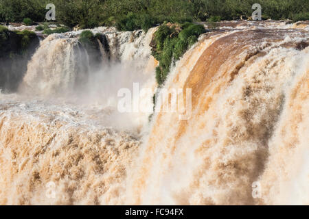 Die Teufelskehle (Garganta del Diablo), Iguazu Falls National Park, UNESCO-Weltkulturerbe, Misiones, Argentinien Stockfoto