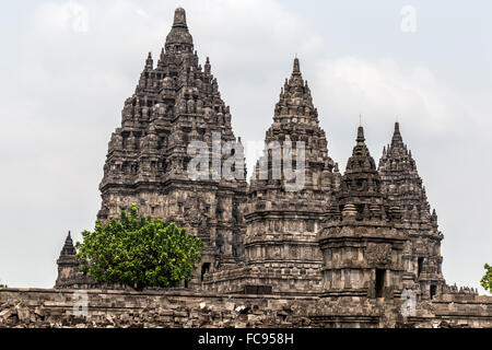 Prambanan Tempel Verbindungen. Stockfoto