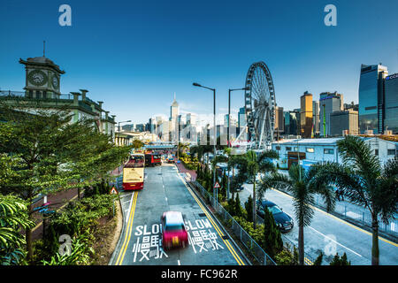 Star Ferry Terminal, Central, Hong Kong, China, Asien Stockfoto