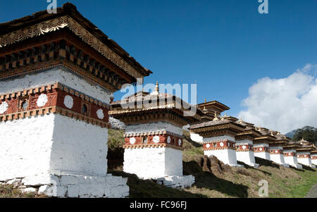 Druk Wangyal Chörten, Bhutan Stockfoto