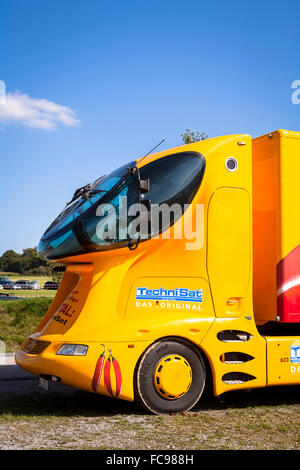 DEU, Deutschland, Warstein, LKW, die von Luigi Colani entworfen.  DEU, Deutschland, Warstein, LKW, Entworfen von Luigi Colani. Stockfoto