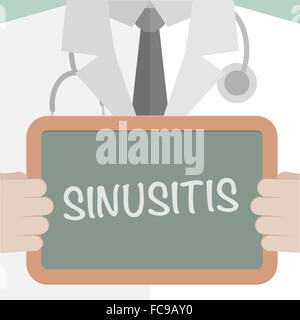 Ärztekammer-Sinusitis Stockfoto