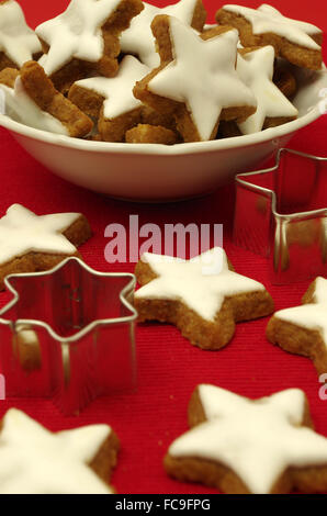 sternförmige Zimt cookie Stockfoto