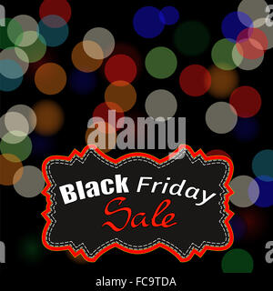Black Friday-Aufkleber Stockfoto