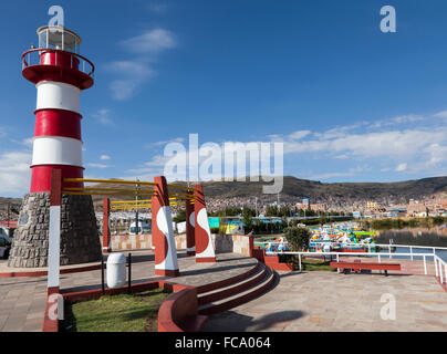 Leuchtturm, Puno, Peru Stockfoto