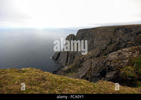 Das Meer Nordkap, Nordkapp, Finnmark, Norwegen, Skandinavien, Europa Stockfoto