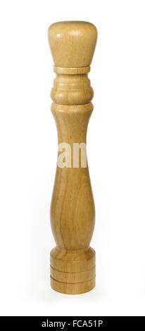 Aus Holz Pfeffermühle Stockfoto