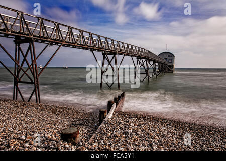 Selsey Rettungsstation, West Sussex Stockfoto