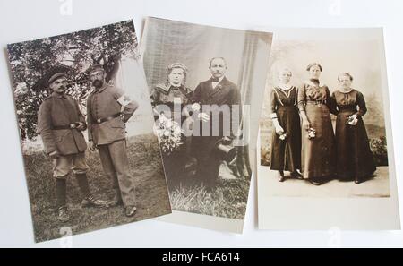 Familienportraits Stockfoto