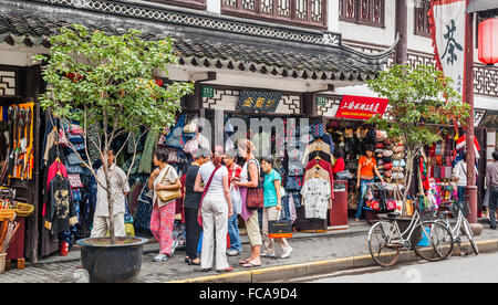 China, Shanghai, Yuyuan Bazar, Einkaufs Treffpunkt in der Altstadt von Shanghai Stockfoto