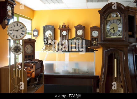 Alte antike Uhren Stockfoto