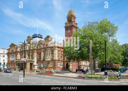 England, Warwickshire, Royal Leamington Spa Rathaus Stockfoto