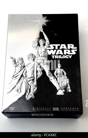 Star Wars Trilogie DVD Box-Set Special Edition Stockfoto