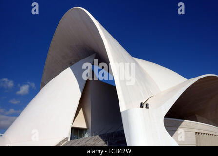 Auditorio de Tenerife Adan Matan Konzertsaal in Santa Cruz De Tenerife, Kanarische Inseln, Spanien Stockfoto