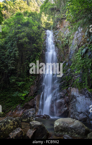 Mittleren Herbst der Ng Tung Chai Wasserfälle in die New Territories in Hongkong, China. Stockfoto