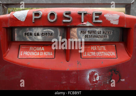 Postfach in Rom Stockfoto