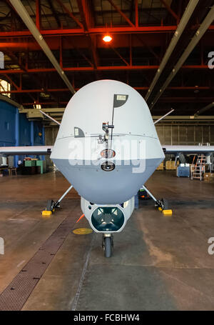 US-Zoll und Grenze Schutz Luft und Marine Gruppe unmanned aerial System (UAS) oder "Drohne". Die Agentur verwendet ist es Flotte von 10 Predator B Drohnen Untersuchungen und Grenzen zu patrouillieren. Siehe Beschreibung für mehr Informationen. Stockfoto