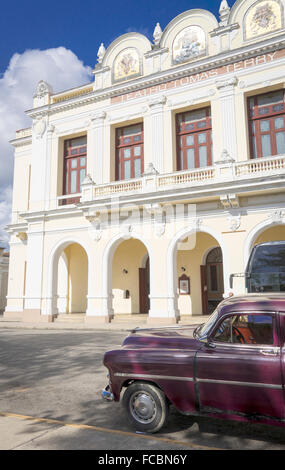 Theater von Cienfuegos, Kuba Stockfoto