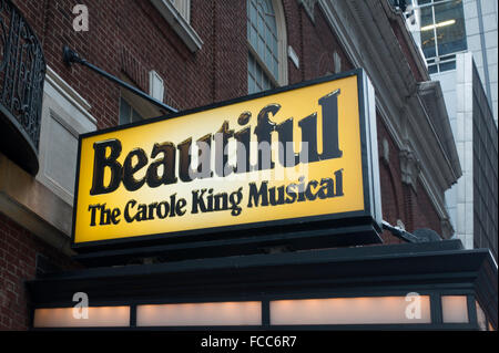 Schöne Musical am Broadway Stockfoto