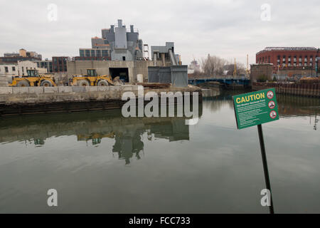 3rd Street Bridge über den Gowanus Canal Brooklyn NYC Stockfoto