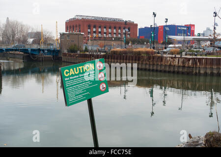 3rd Street Bridge über den Gowanus Canal Brooklyn NYC Stockfoto