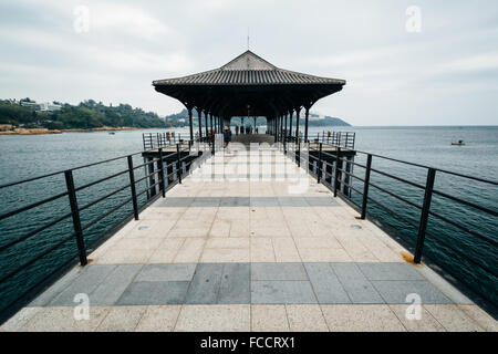 Blake Pier bei Stanley auf Hong Kong Island, Hongkong. Stockfoto