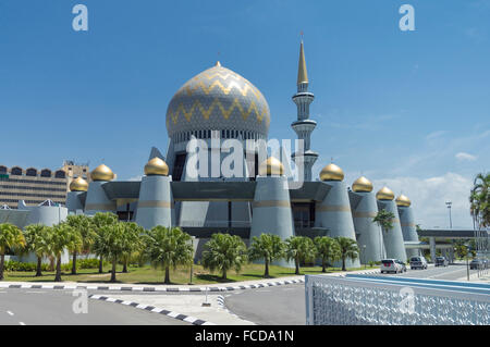 Masjid Negeri Sabah, der Staat-Moschee von Sabah in Kota Kinabalu, Malaysia. Stockfoto