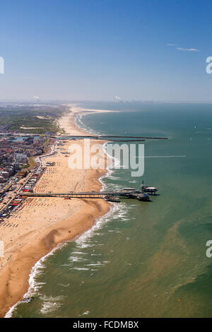 Niederlande, Scheveningen in der Nähe von den Haag, Veranstaltungen Pier in Nordsee Stockfoto