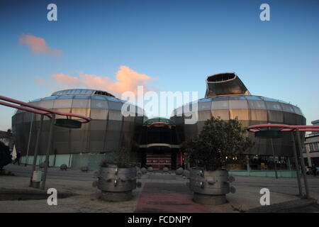 Sheffield Hallam University Students' Union Gebäude, die HUBS in Sheffield Branchen Kulturviertel, 2016 - winter. Stockfoto