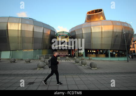 Sheffield Hallam University Student Union building, auch bekannt als die Gebäude in Sheffield Kulturviertel Industries Naben Stockfoto