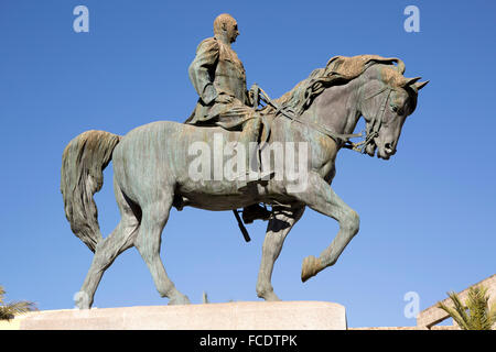 Statue von General Miguel Primo de Rivera, Plaza del Arenal, Jerez De La Frontera, Spanien Stockfoto