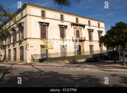 Aus dem 18. Jahrhundert beherbergt, Domecq Palace, Jerez de la Frontera, Spanien Stockfoto