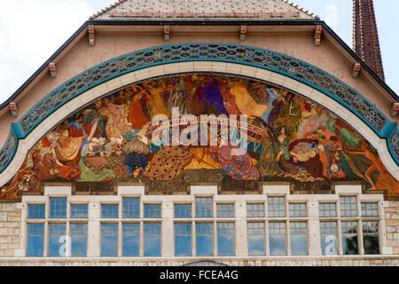 Kunst Nouveau Guild Hall, Le Locle, UNESCO World Heritage Site, Schweiz Stockfoto