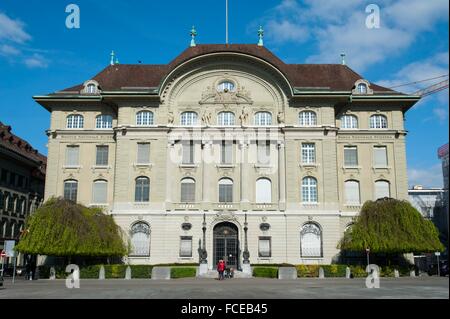 Schweizerische Nationalbank, UNESCO World Heritage Site Altstadt von Bern, Kanton Bern, Schweiz Stockfoto