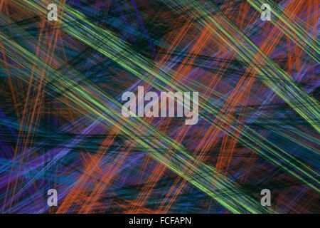 Abstrakte Fraktal Hintergrund mit verschiedenen Farblinien Stockfoto