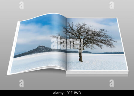 Der Zirkelstein Rock, Reinhardtsdorf Schoena, Sächsische Schweiz in der Nähe von Dresden, Sachsen, Deutschland, Europa Stockfoto