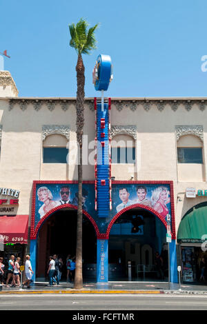 Die Front des Hollywood Wax Museum in Los Angeles, Kalifornien Stockfoto