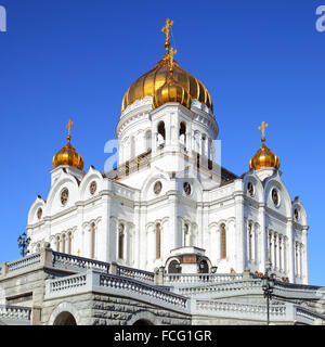 Die Kathedrale von Christus dem Erlöser in Moskau, Russland Stockfoto