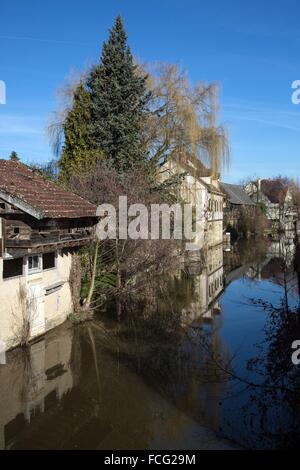 DIE PROVINZ BERRY, GEORGE SAND BLACK VALLEY Stockfoto