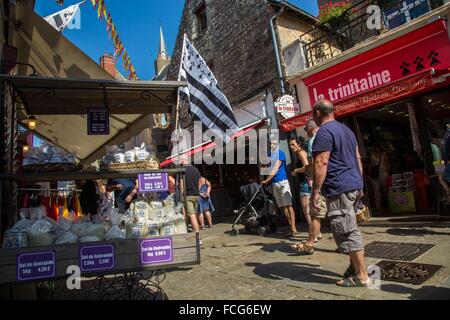 ABBILDUNG DER STADT VON GUERANDE, (44) LOIRE ATLANTIQUE, REGION LOIRE, FRANKREICH Stockfoto