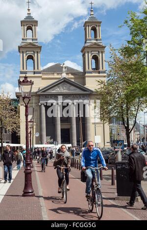 STADT AMSTERDAM, DIE HAUPTSTADT DER NIEDERLANDE Stockfoto