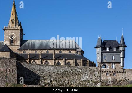 ABBILDUNG VON GRANVILLE, MANCHE, FRANKREICH Stockfoto