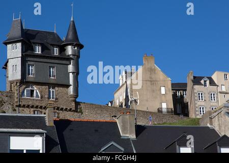 ABBILDUNG VON GRANVILLE, MANCHE, FRANKREICH Stockfoto
