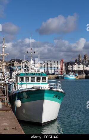 ABBILDUNG VON GRANVILLE, MANCHE, FRANKREICH Stockfoto