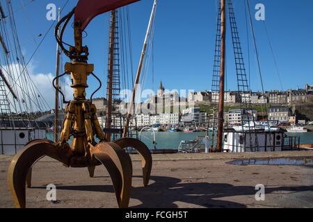 ABBILDUNG VON GRANVILLE, MANCHE, FRANKREICH Stockfoto