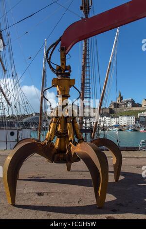 ABBILDUNG VON GRANVILLE, MANCHE, FRANKREICH Stockfoto