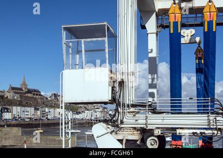 ABBILDUNG VON GRANVILLE, MANCHE, FRANKREICH Stockfoto