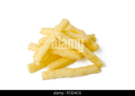 Erdnuss flips isolierten auf weißen Hintergrund Stockfoto