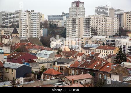 STADT VON BAGNOLET, SEINE-SAINT-DENIS, FRANKREICH Stockfoto