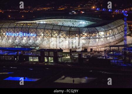 ALLIANZ RIVIERA STADIUM, SCHÖN, (06), ALPES-MARITIMES, PACA, FRANKREICH Stockfoto